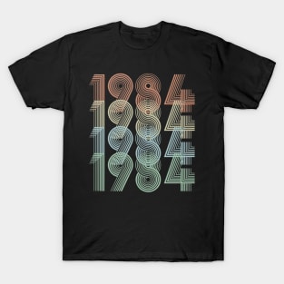 Vintage 1984 36th Birthday Gift Men Women T-Shirt